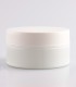 Glass jar white matte with lid and shive AK 200 ml