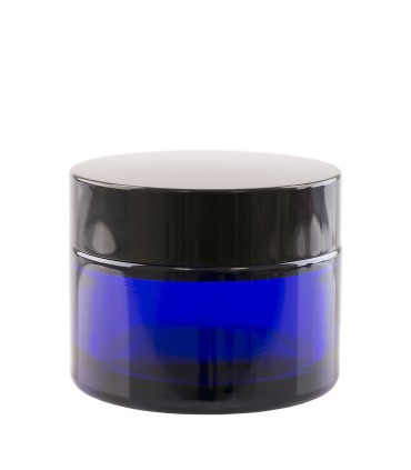 Ele Blue glass jar 50 ml