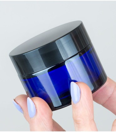 Ele Blue glass jar 50 ml