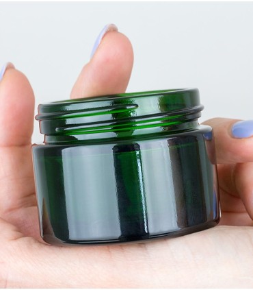 Ele Green glass jar 50 ml