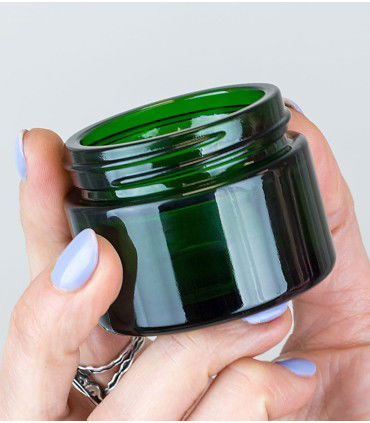 Ele Green glass jar 50 ml