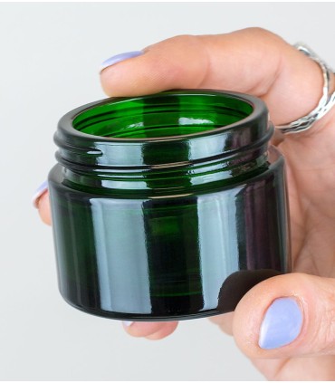 Ele Green glass jar 50 ml