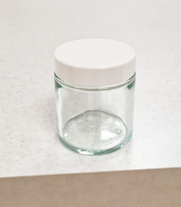 White lid for Ambra, Clara jars of 30 ml