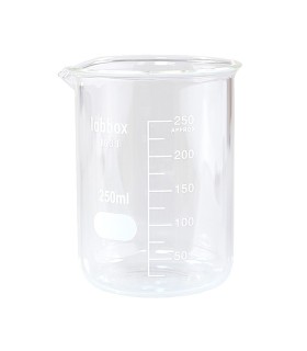 Pahar termorezistent sticlă Berzelius, 250 ml