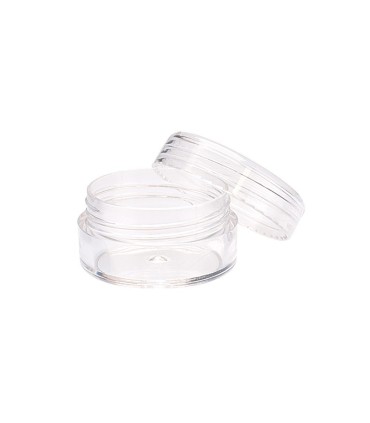 Recipient cosmetic din plastic cu capac, 5 ml