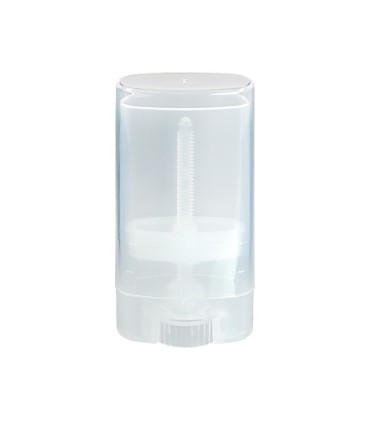 Recipient Stick oval translucent, 15 ml