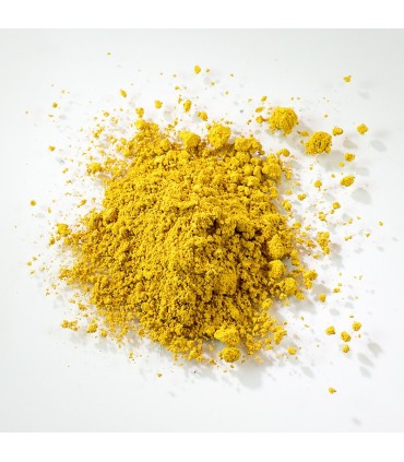 Yellow hydrophilic cosmetic pigment
