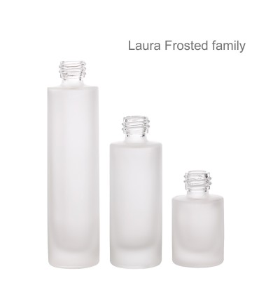 Flacon sticlă Laura Frosted, 15 ml
