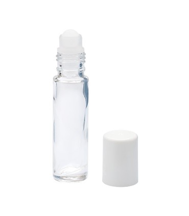 Bază Recipient Roll-On mini sticlă transparent 10 ml