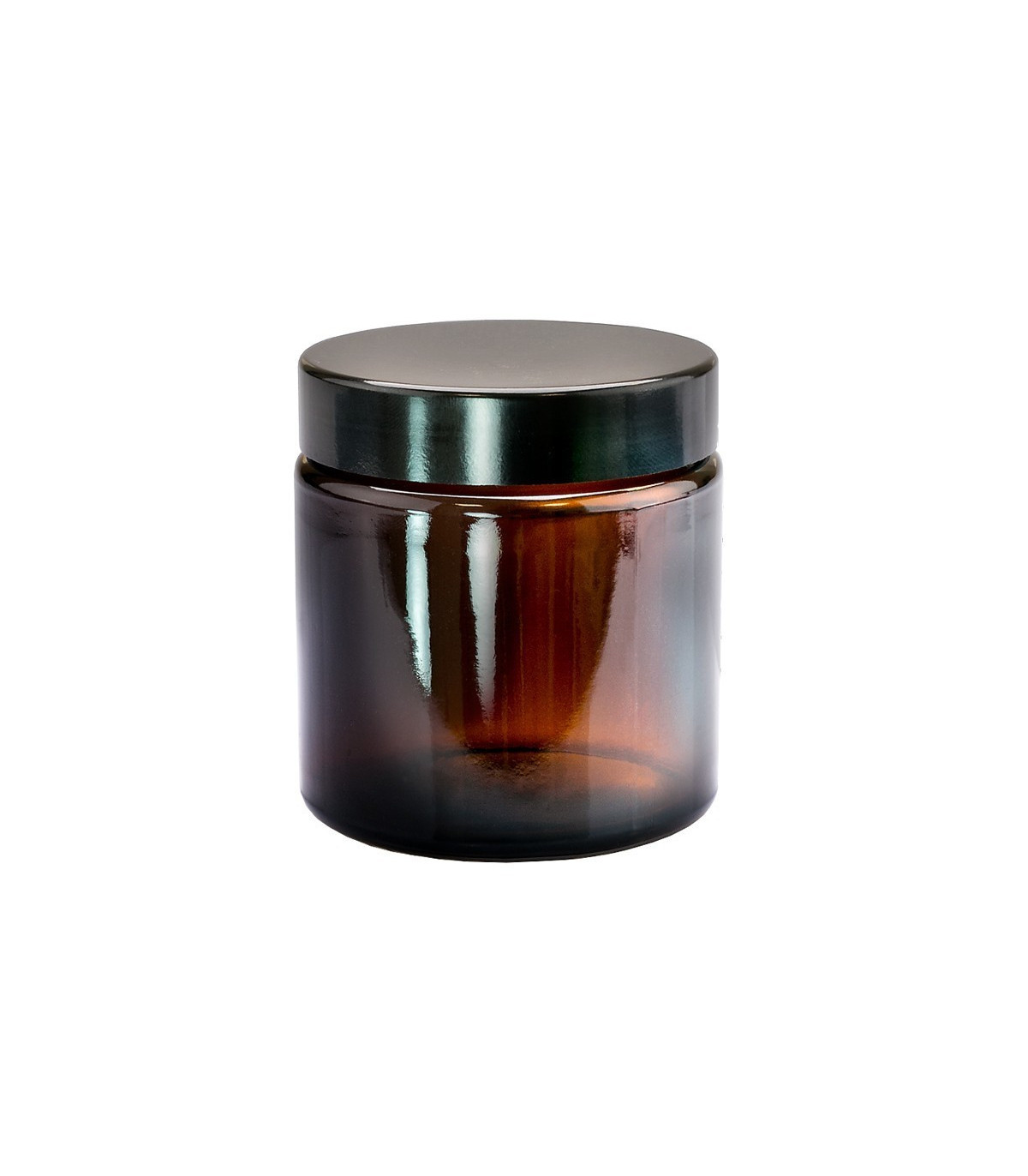 Black lid for Ambra, Clara jars of 120 m