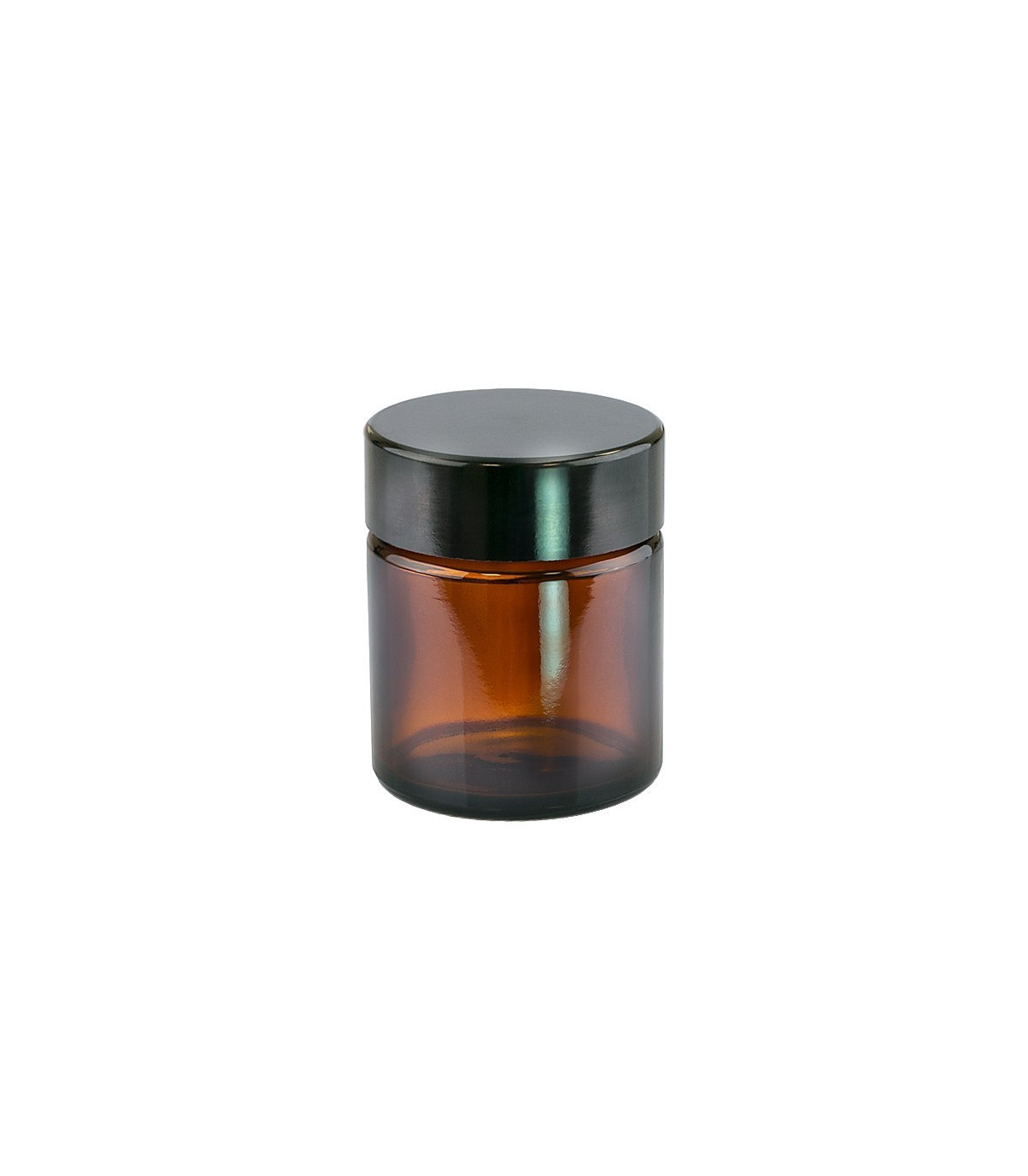 Black lid for Ambra, Clara jars of 30 ml