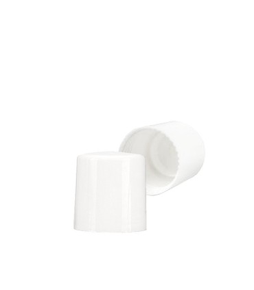 Capac alb pentru recipiente Roll-On de 50 ml