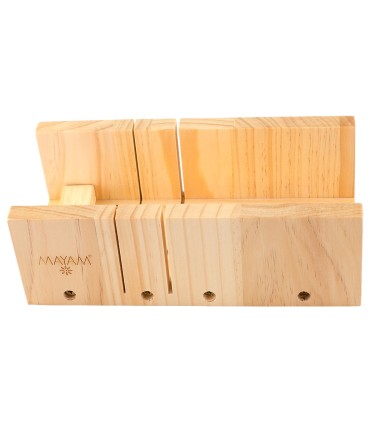 Wooden box for cutting soaps