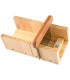 Wooden box for cutting soaps