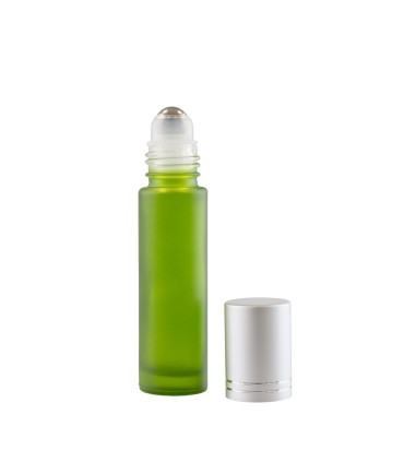Bază Recipient Roll-On mini sticlă Verde mată 10 ml