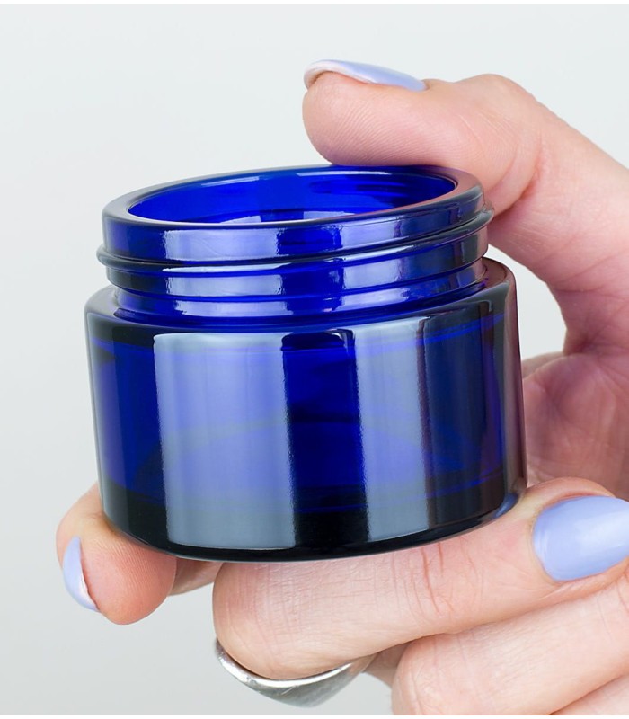 Ele Blue glass jar 50 ml