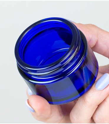 Ele Blue glass jar 50 ml