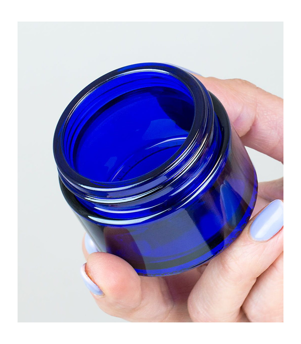 Borcan sticlă Ele Blue, 50 ml