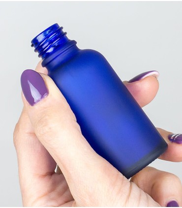 Ele Blue matt glass bottle 30 ml