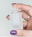Glass bottle Laura Frosted, 15 ml