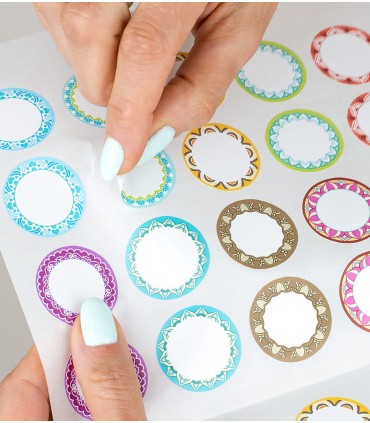 Blank Labels, round  ∅ 3 cm, 48 pcs set