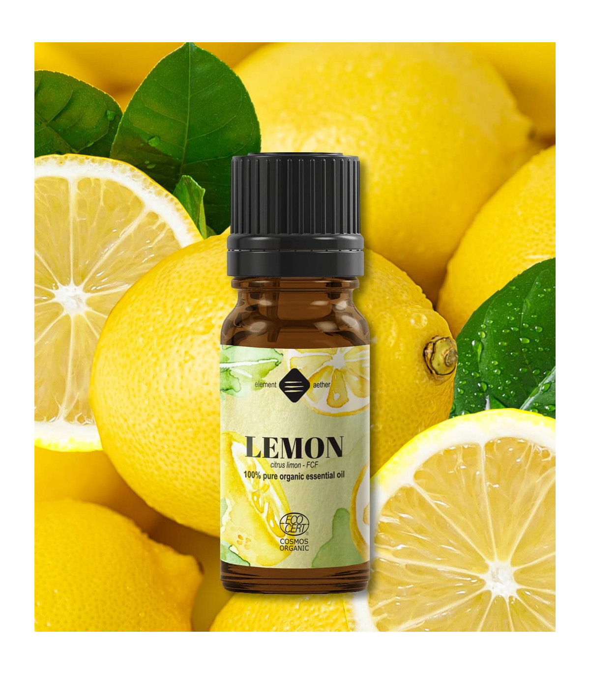 Lemon, pure essential oil, furanocoumarin-free (citrus limon)
