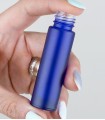 Roll-on 10 ml - Miniflasche matt blau