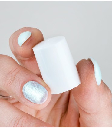 Cap white Glass mini Roll-on 10 ml