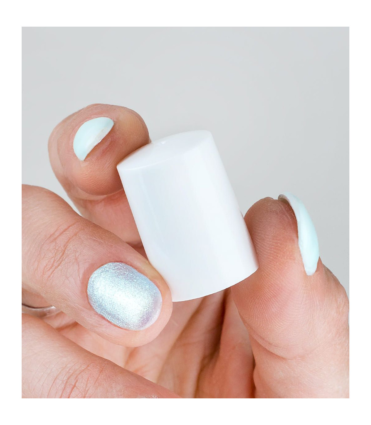 Capac alb Recipient Roll-On mini 10 ml