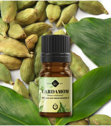 Cardamom, ulei esenţial pur (elettaria cardamomum), 5 ml