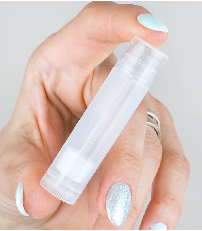 Lipbalm tube, translucent, 6 ml