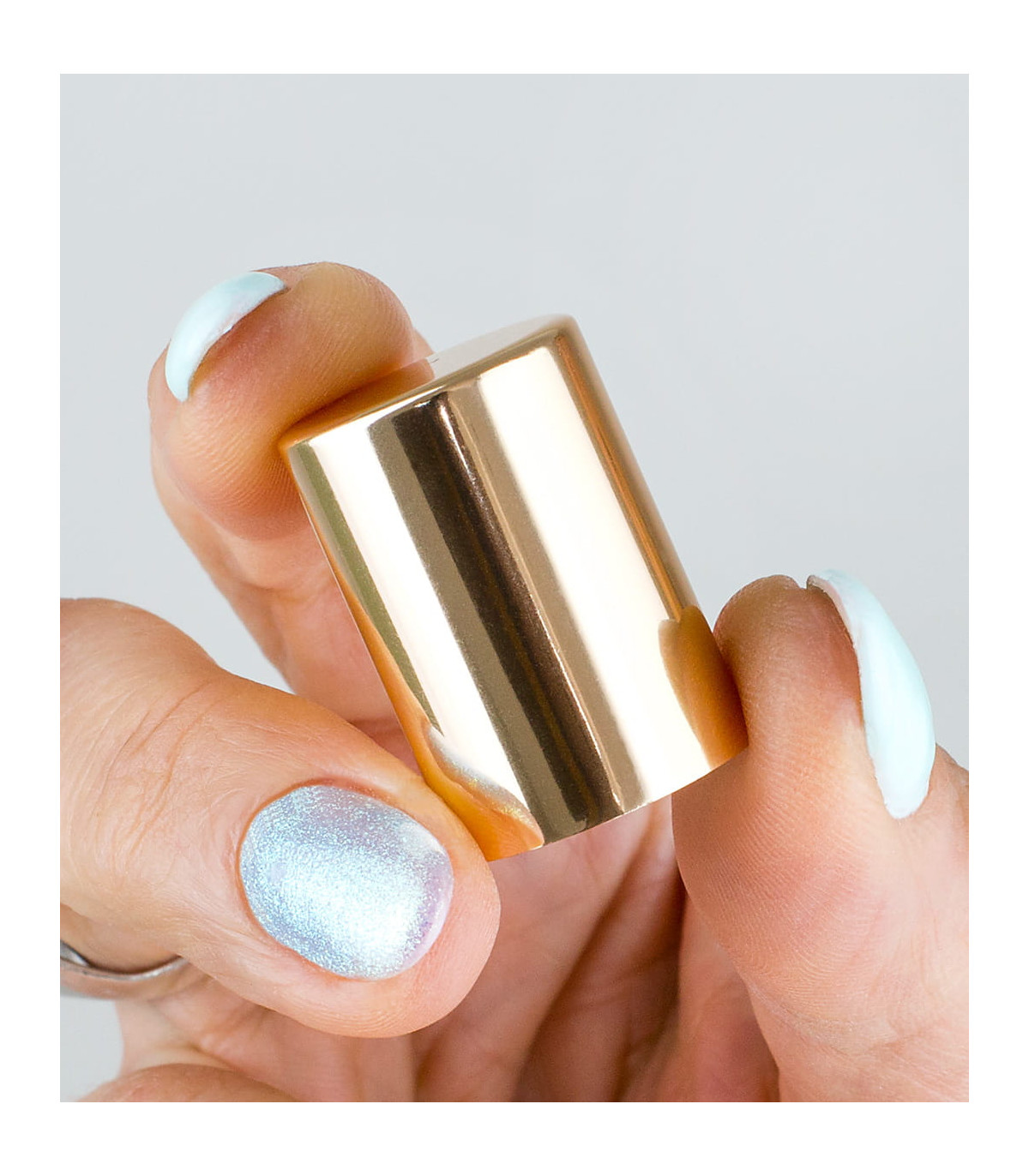 Capac Gold pentru recipiente Roll-On mini de 10 ml