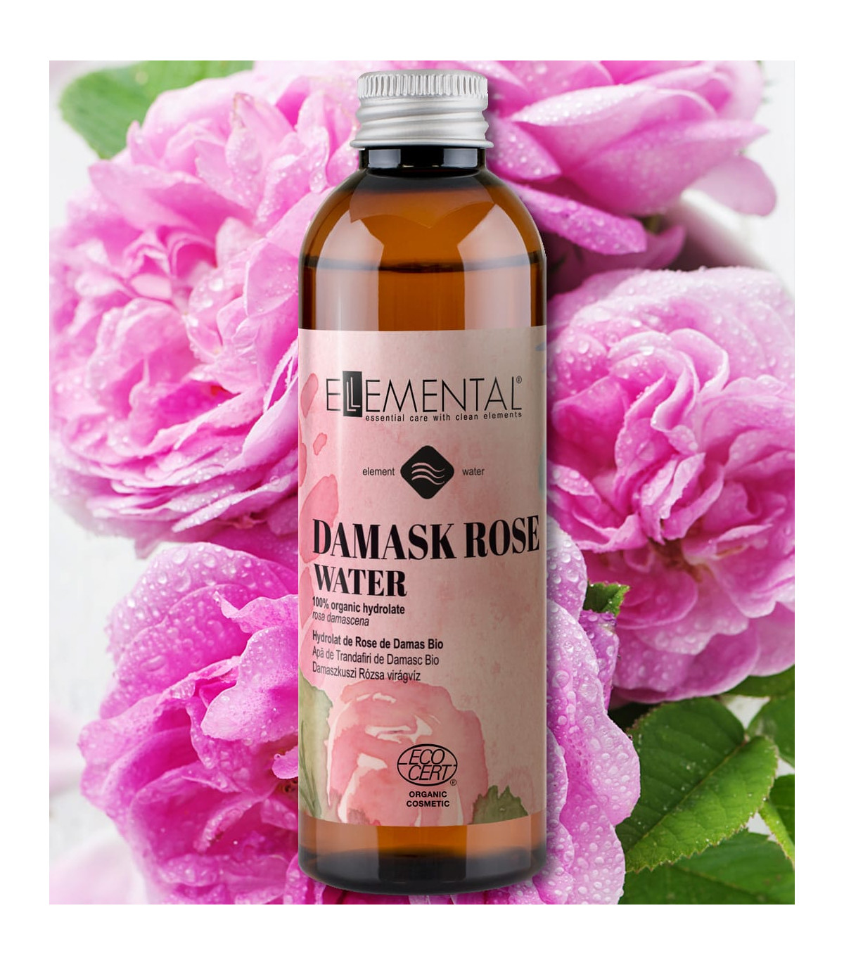Apă de Trandafiri de Damasc BIO* (rosa damascena), 50 ml