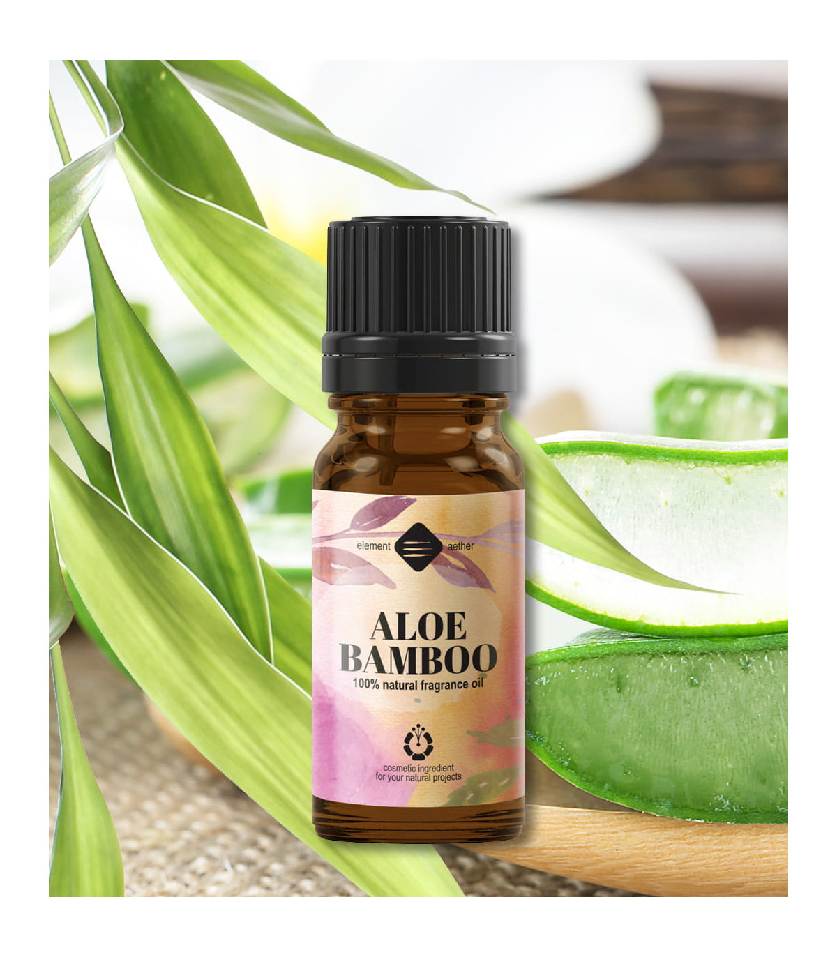 Natural cosmetic fragrance oil "Aloe Bamboo"