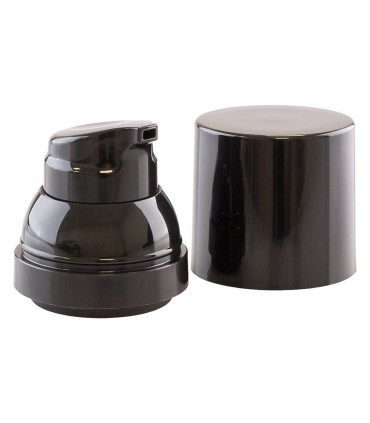 Pump and cap for Oly Black Airless bottles