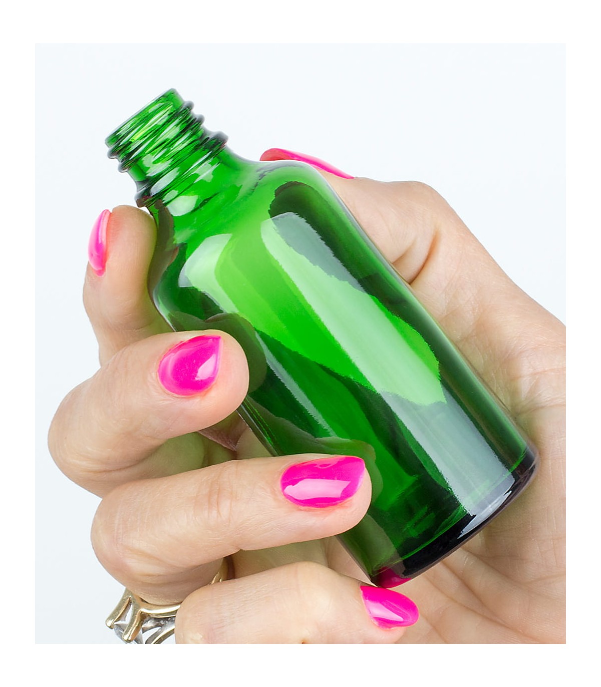 Green bottle DIN18, 50 ml