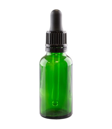 Green bottle DIN18, 30 ml