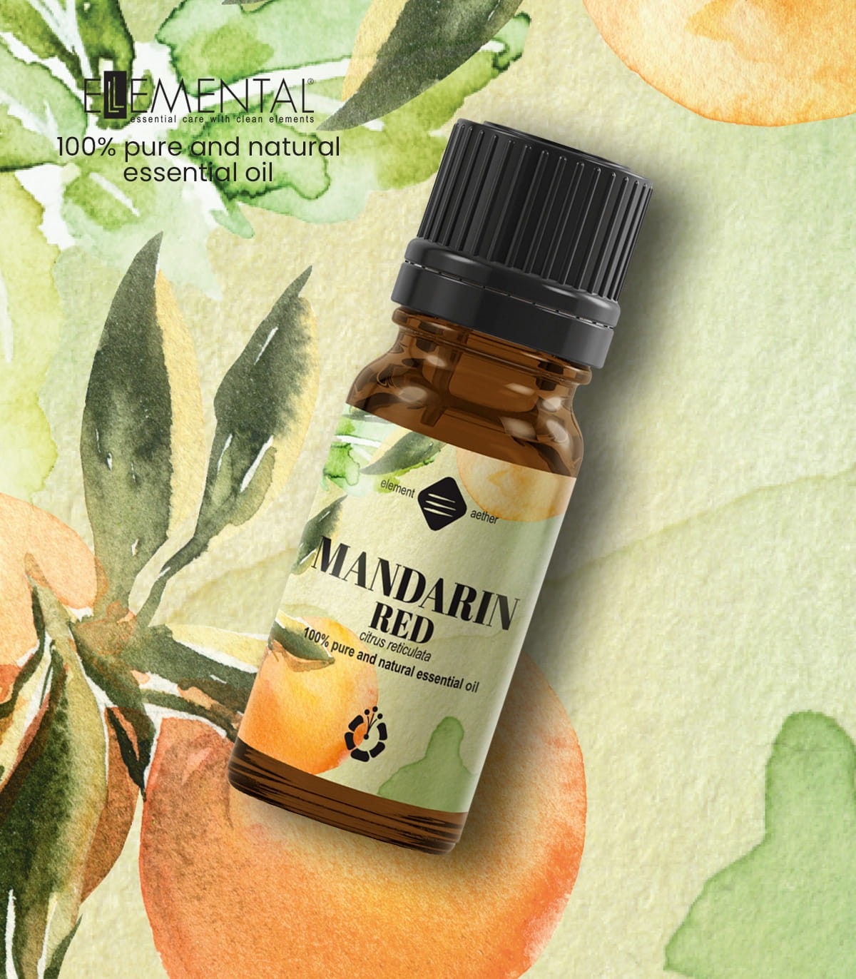 Mandarină roșie, ulei esențial pur și natural (citrus reticulata)