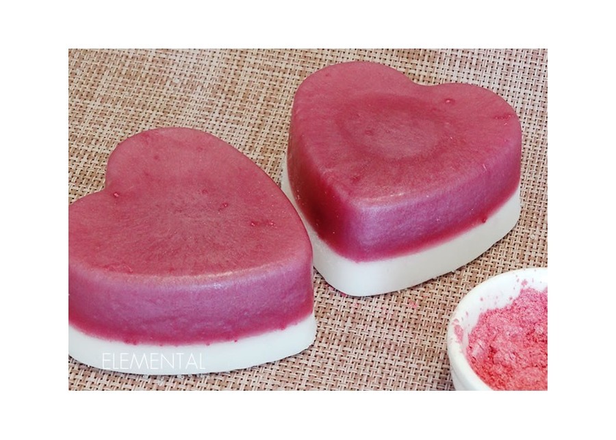 Pink-lilac soap